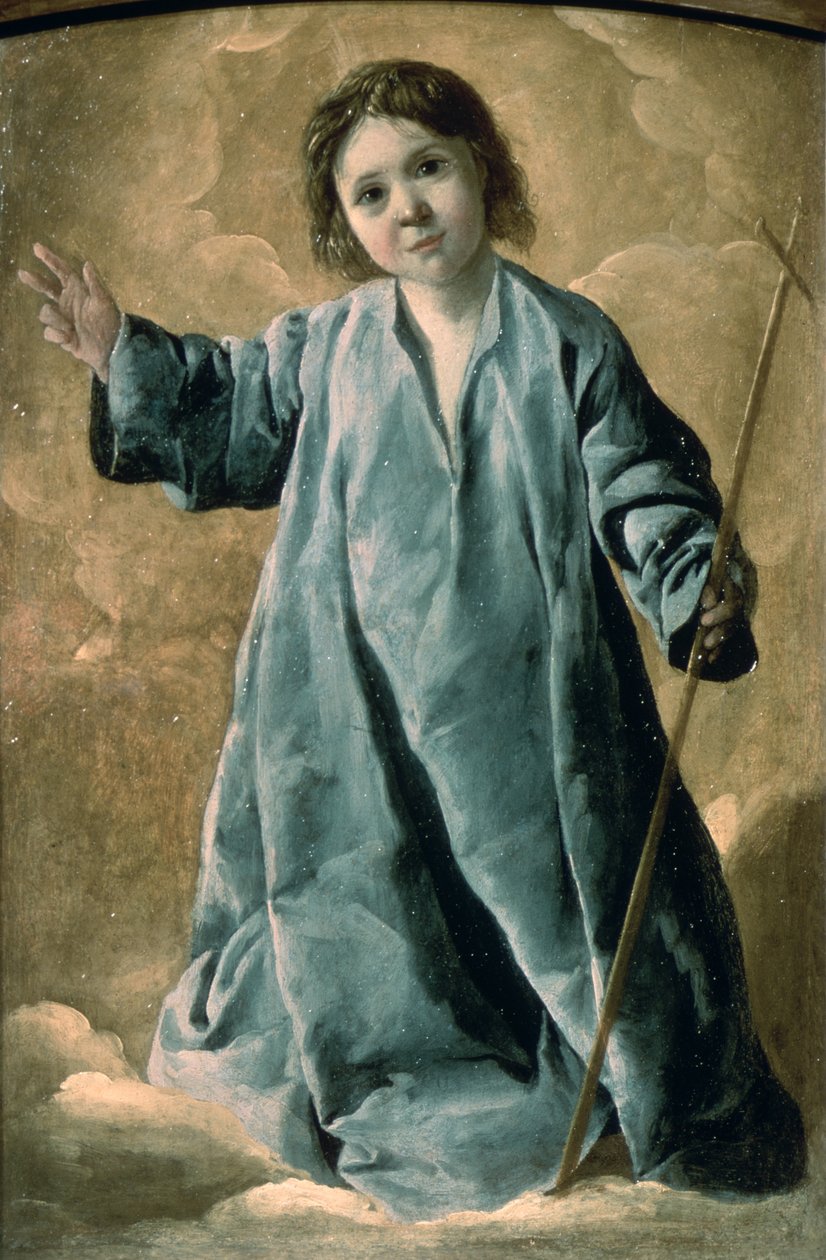 Infant Christ (öljy kankaalle) tekijältä Francisco de Zurbaran