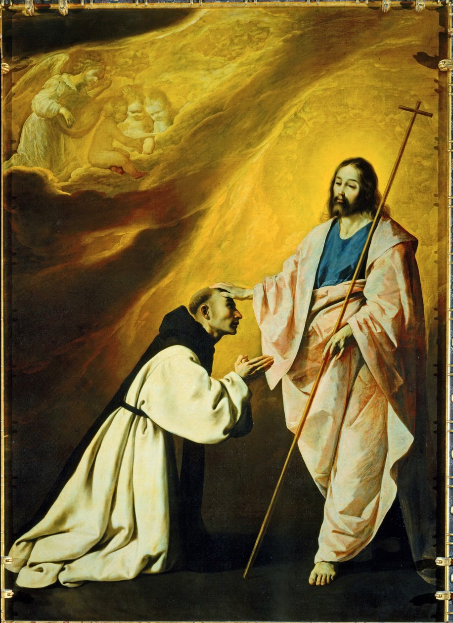 Jeesuksen Kristuksen ilmestyminen ... (maalaus kankaalle) tekijältä Francisco de Zurbaran