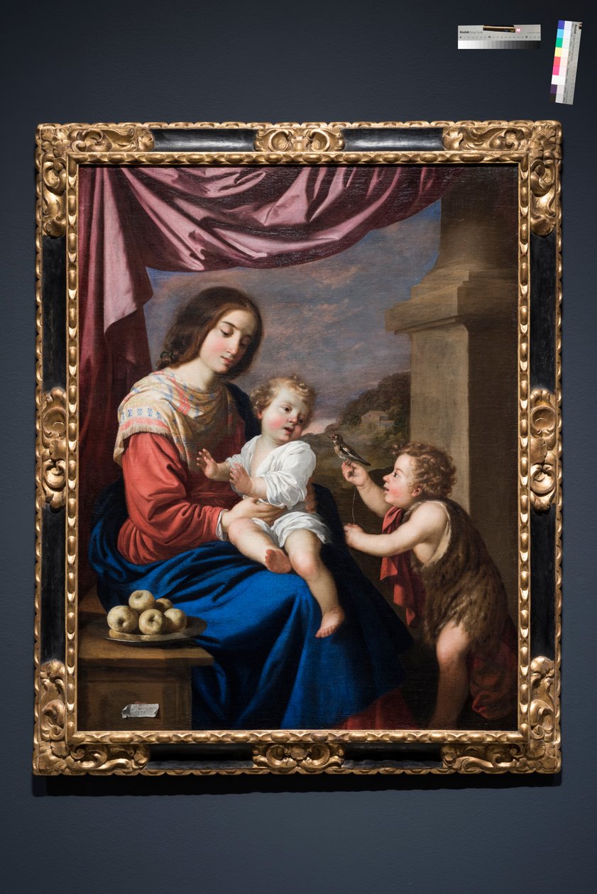 Neitsyt ja lapsi Pyhän Johanneksen kanssa tekijältä Francisco de Zurbaran