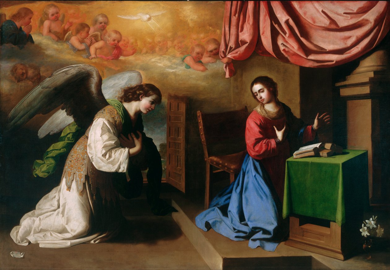 Annunciation tekijältä Francisco de Zurbaran