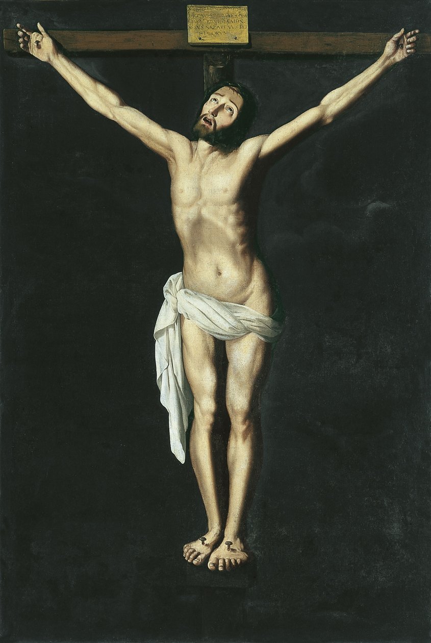 Kristus ristillä tekijältä Francisco de Zurbaran