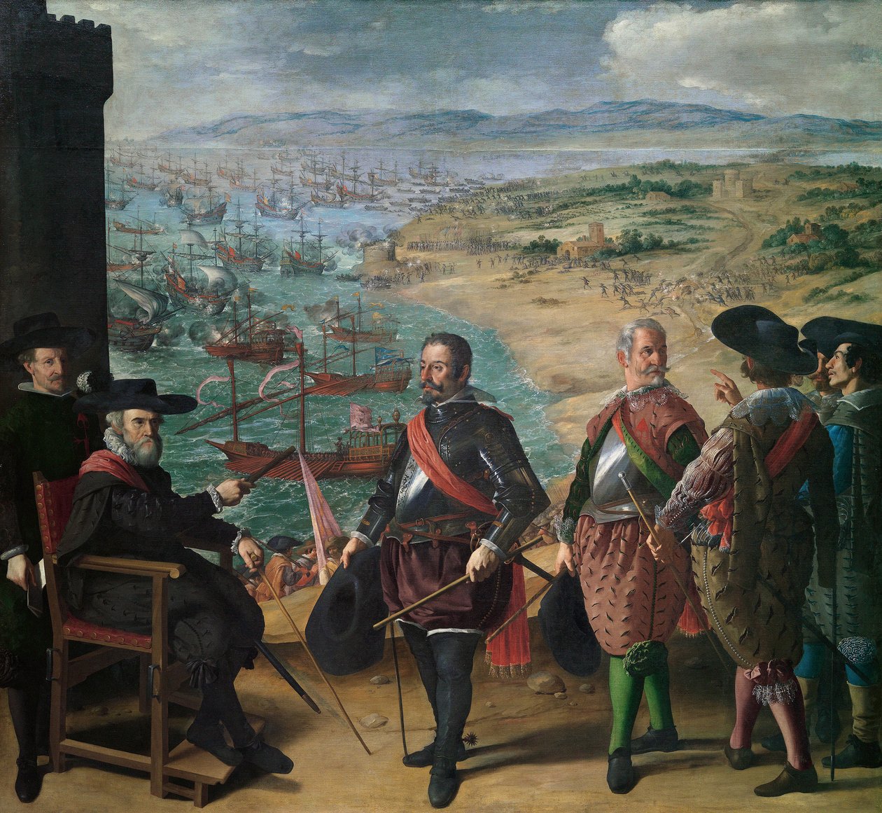 Cádizin puolustus englantilaisia vastaan tekijältä Francisco de Zurbaran