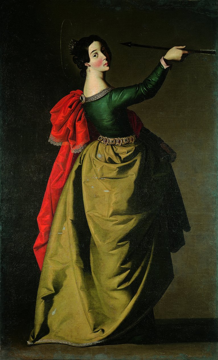 Pyhä Ursula tekijältä Francisco de Zurbaran