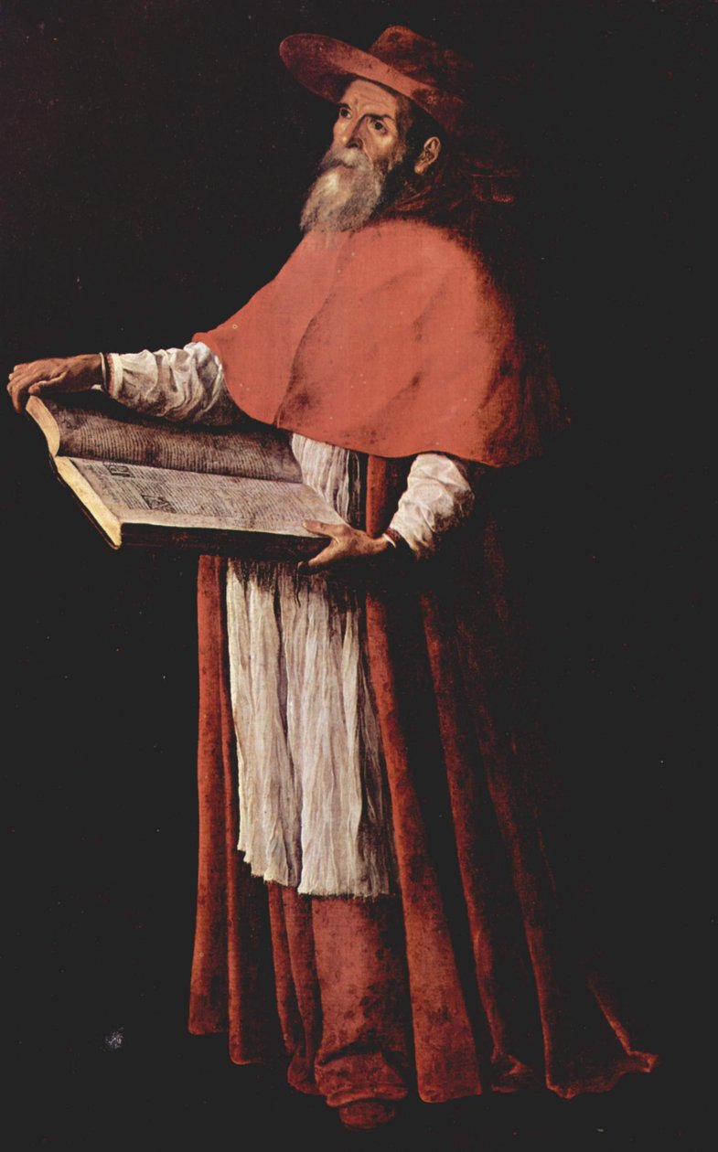 Espanja: San Jerónimo Saint Jerome tekijältä Francisco de Zurbaran