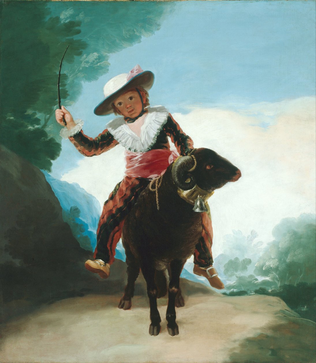 Poika pässillä tekijältä Francisco de Goya