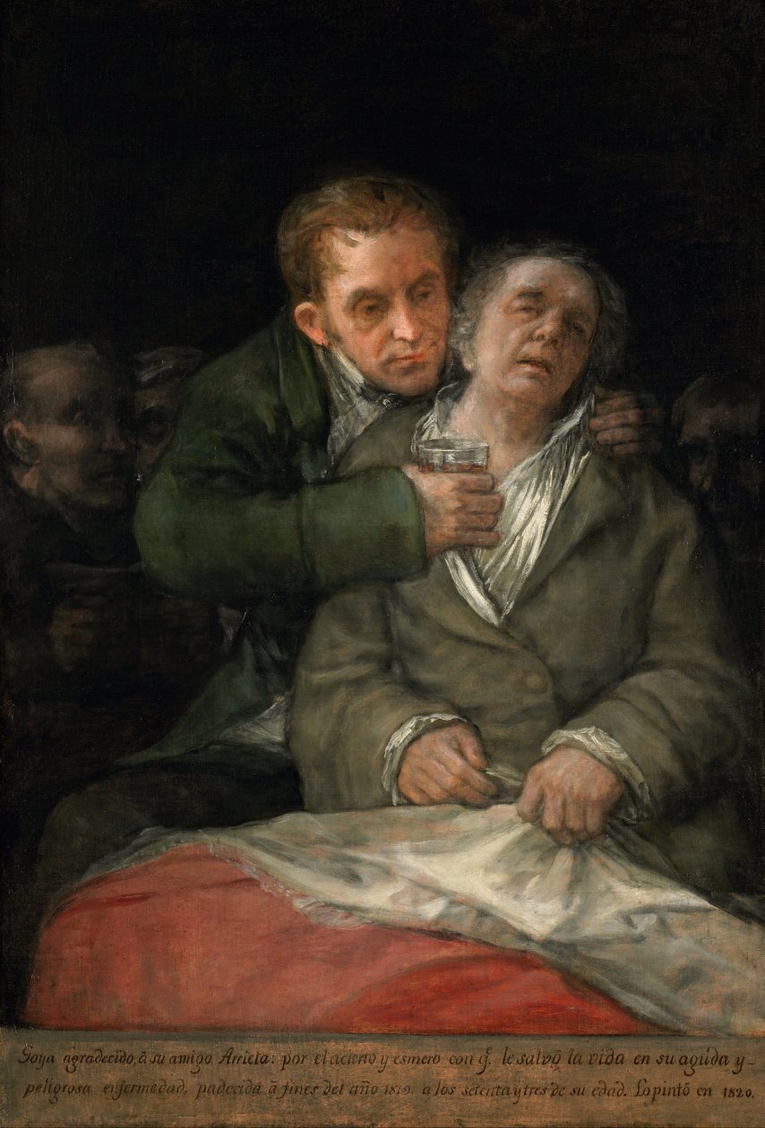 Omakuva tohtori Arrietan kanssa tekijältä Francisco de Goya