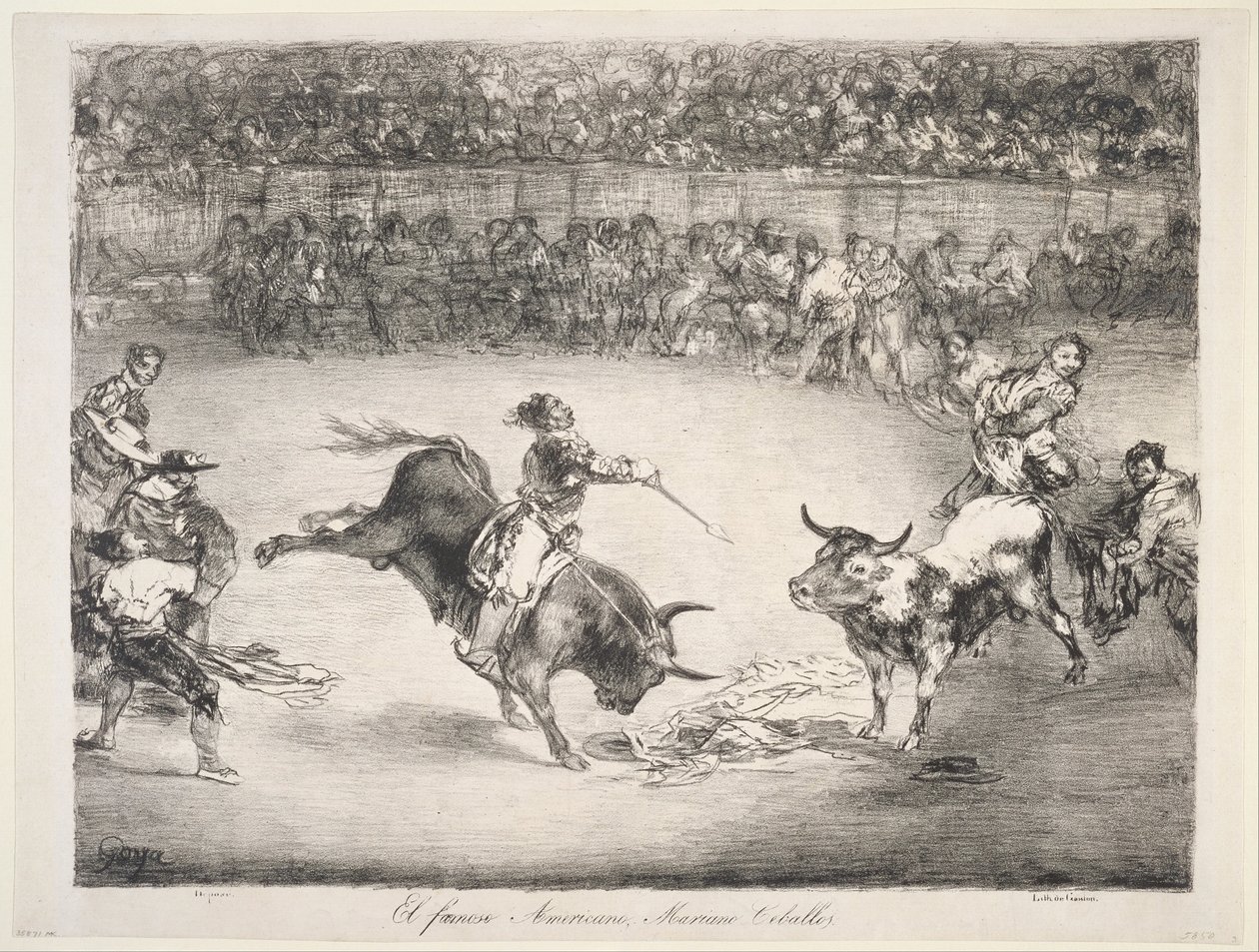 Tunnettu amerikkalainen Mariano Cebellos tekijältä Francisco de Goya