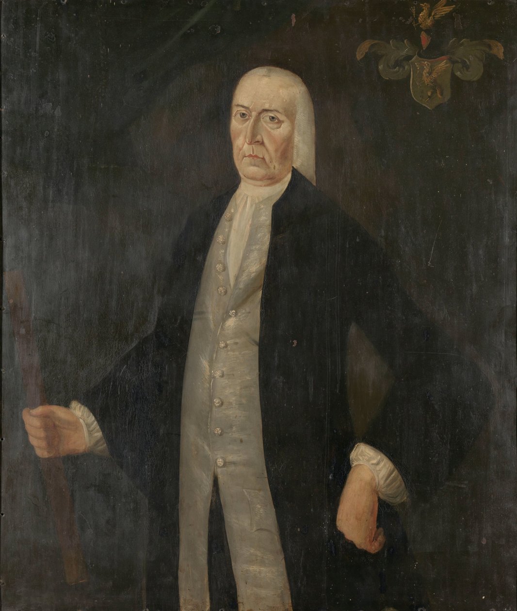 Hollannin Itä-Intian yhtiön kenraalikuvernöörin Jeremias van Riemsdijkin muotokuva tekijältä Franciscus Josephus Fricot (attributed to)