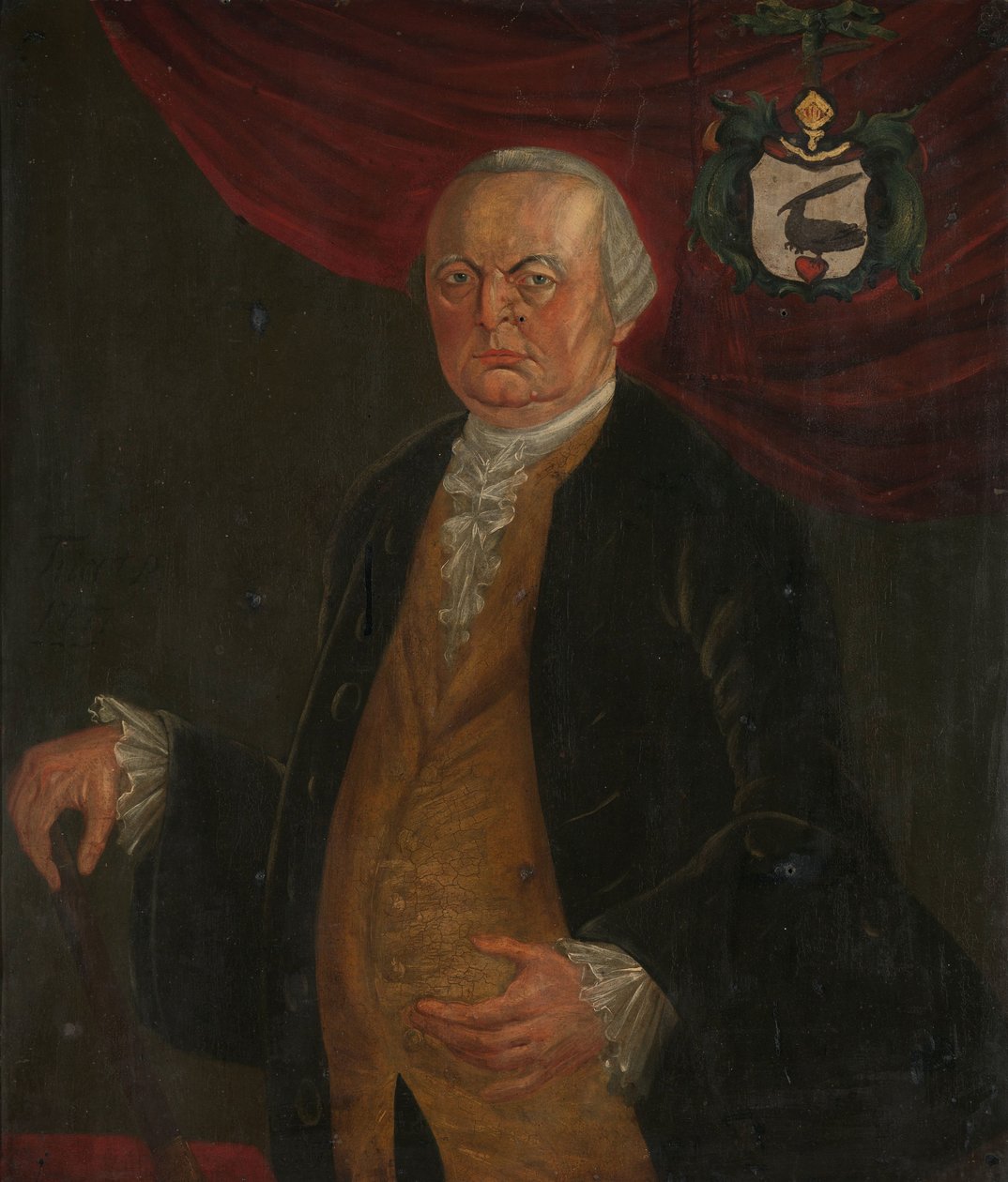 Hollannin Itä-Intian yhtiön kenraalikuvernöörin Reinier de Klerkin muotokuva tekijältä Franciscus Josephus Fricot (attributed to)