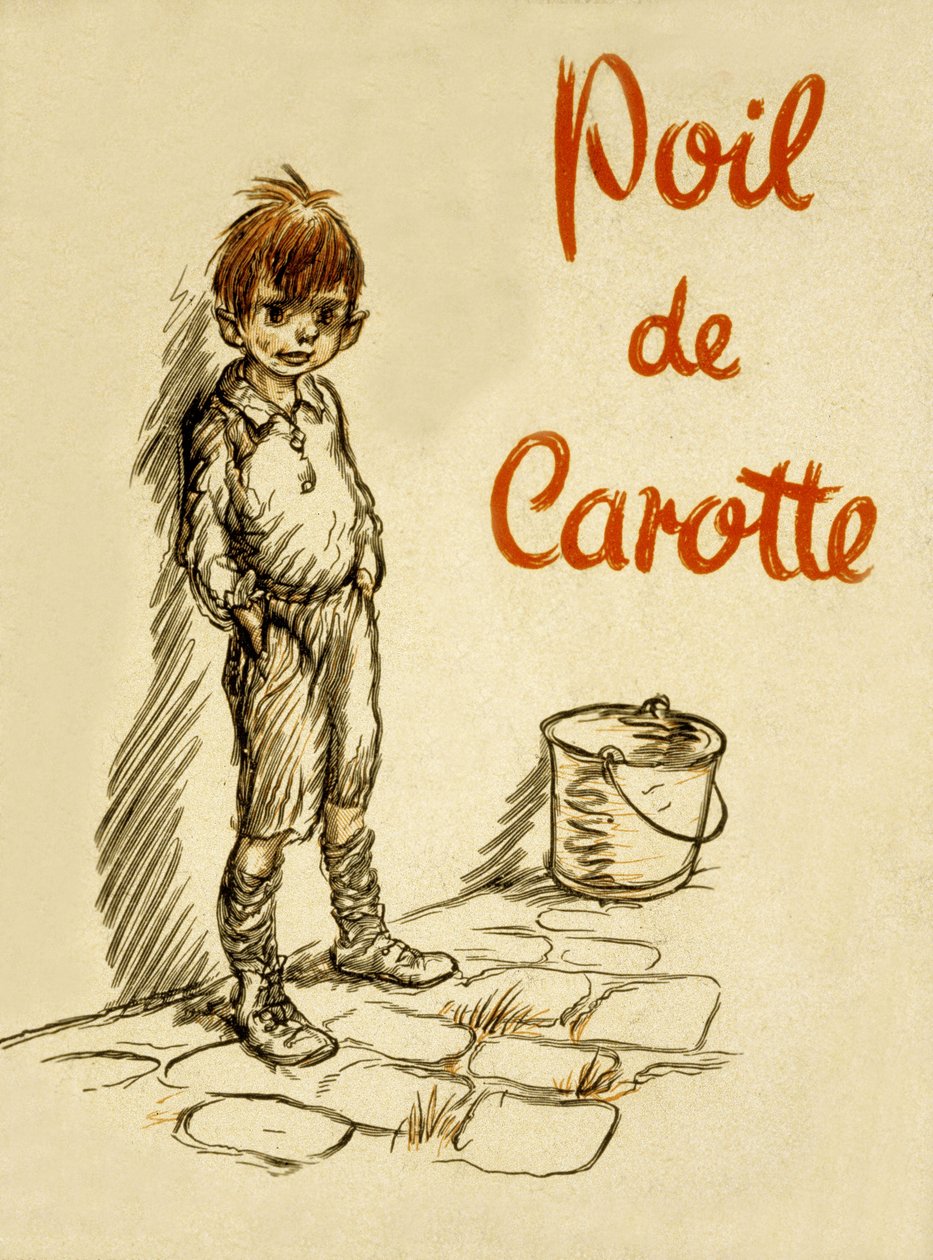 Jules Renardin "Poil de Carotte (porkkanapää)" kansi (1894) tekijältä Francisque Poulbot