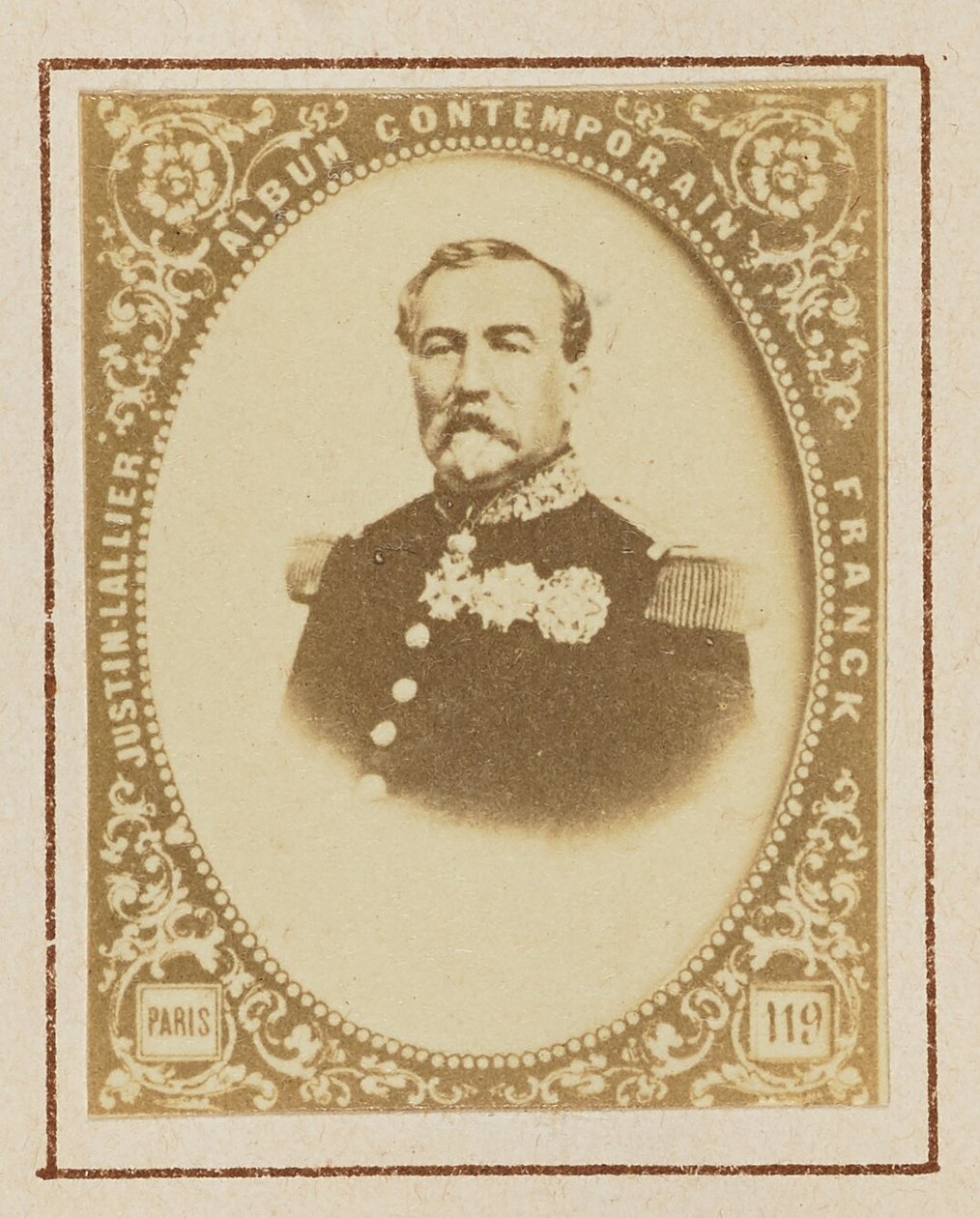 Christophe Léon Louis Juchault de Lamoricière tekijältä Franck (François Marie Louis Alexandre Gobinet de Villecholles)