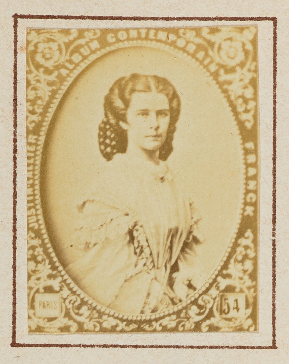Itävallan keisarinna Elisabeth tekijältä Franck (François Marie Louis Alexandre Gobinet de Villecholles)