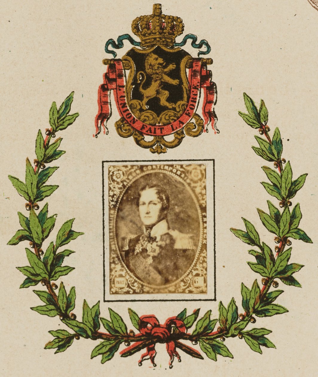 Leopold I tekijältä Franck (François Marie Louis Alexandre Gobinet de Villecholles)