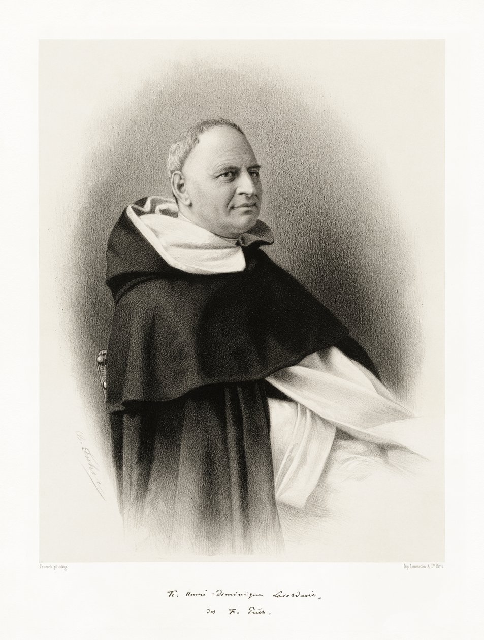 Jean Baptiste Henri Dominique Lacordaire, 1865-66 tekijältä Franck