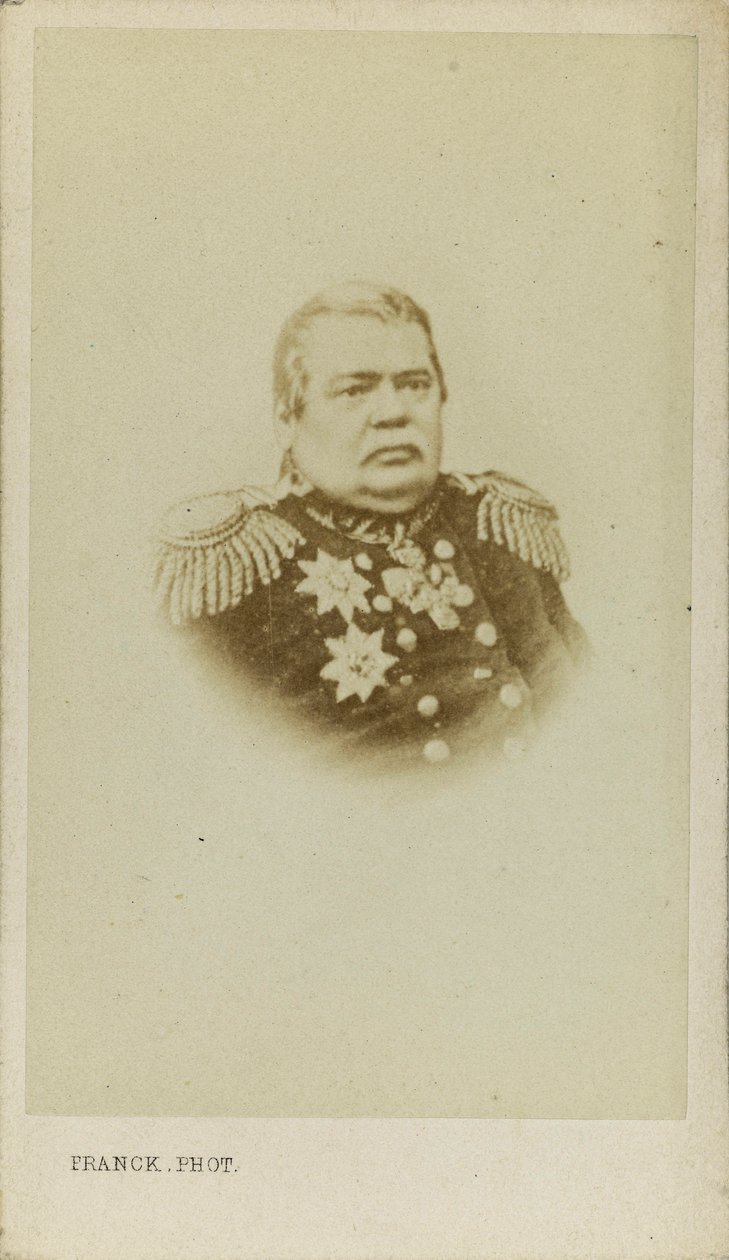 Kreivi Nikolai Muravjov-Amurskyn muotokuva 1809-1881, noin 1865. tekijältä Franck
