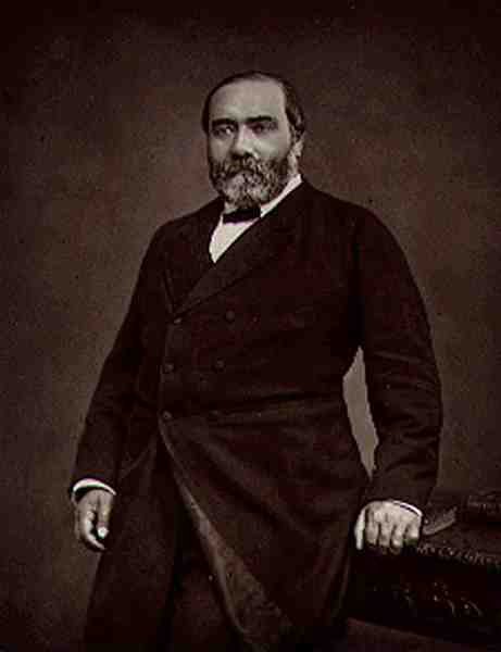 Francois Sarcey de Suttieres (1827–1899), Galerie Contemporainesta, n. 1874–1878 (b/w kuva) tekijältä Franck Franck