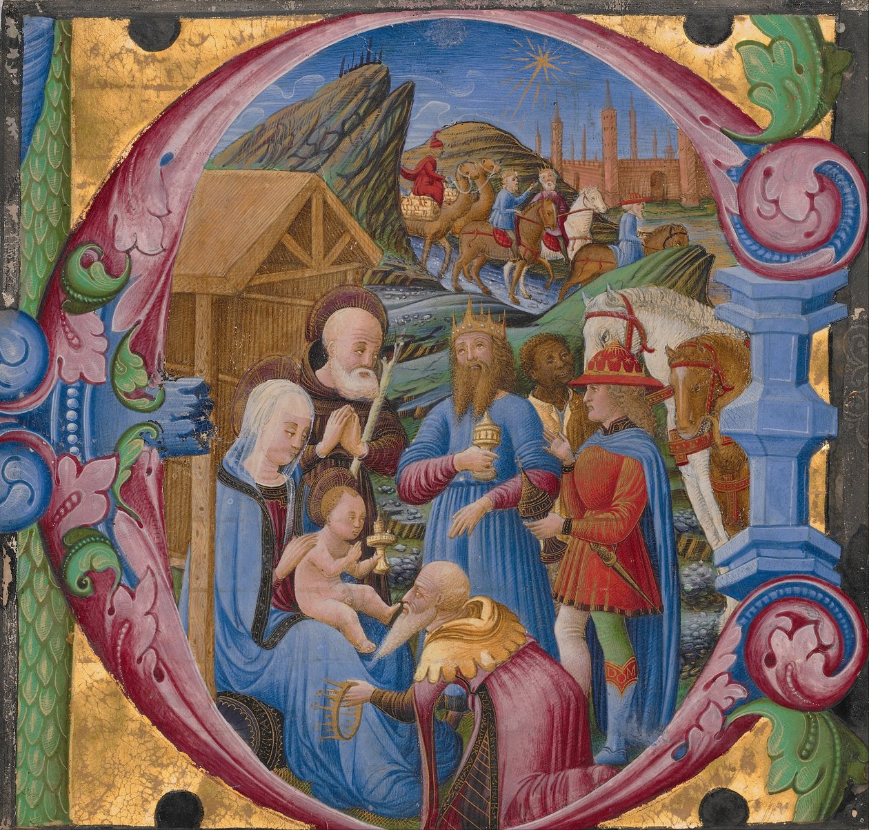 Alkuperäinen e-Adoration of the Magi tekijältä Franco dei Russi