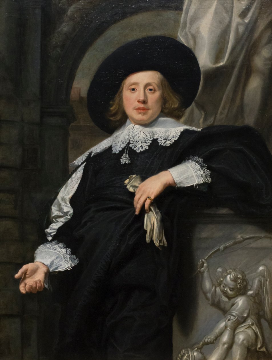 Miehen muotokuva tekijältä Franco Flemish School