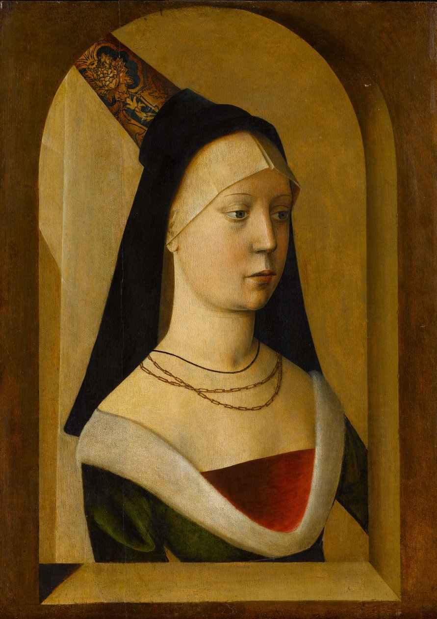 Naisen muotokuva, n. 14775-80 tekijältä Franco Flemish School