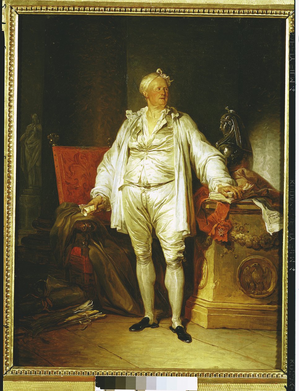 Monsieur Bergeret de Grancourtin (1715-85) muotokuva 1774 tekijältä François André Vincent