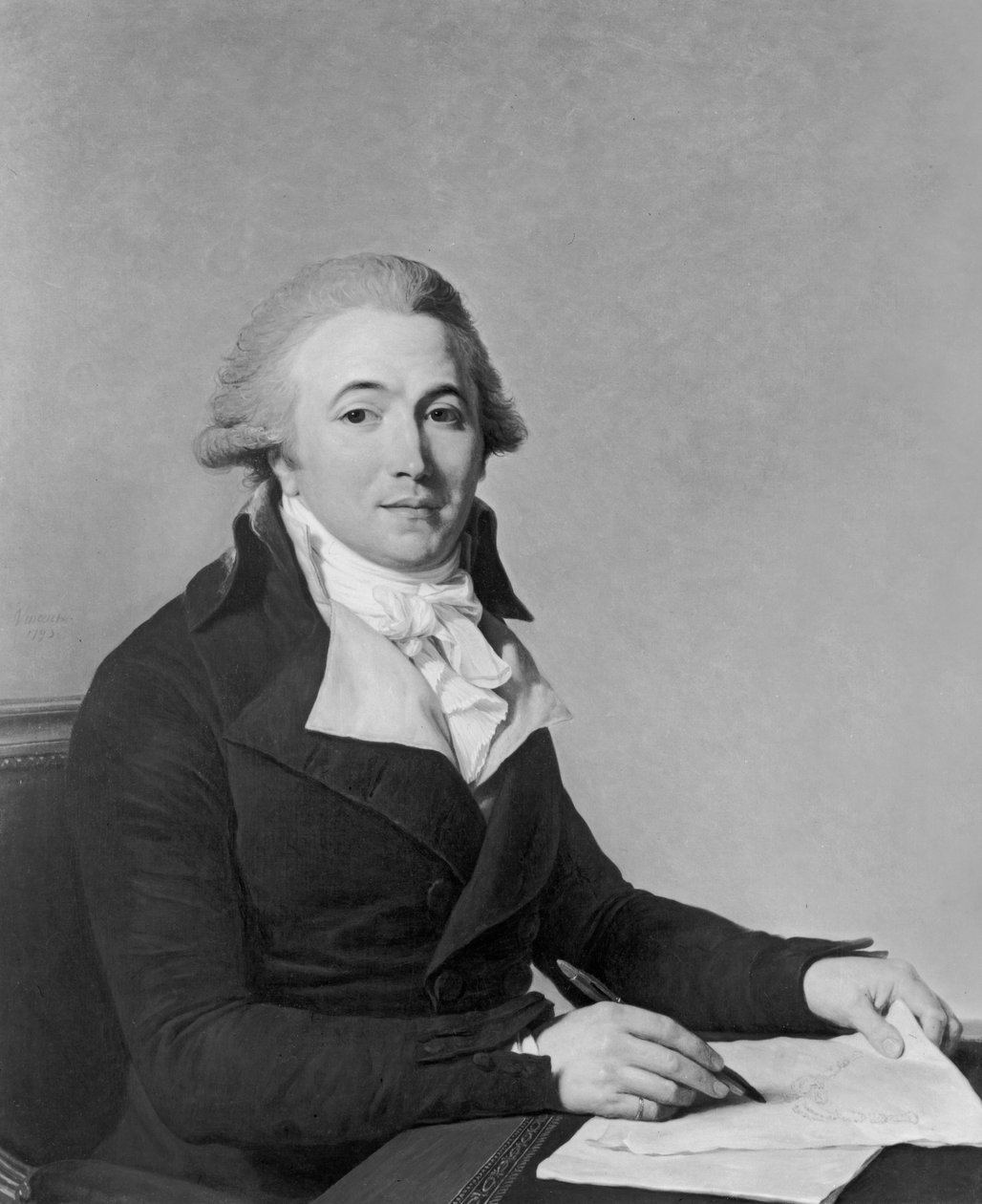 Tuntemattoman miehen muotokuva, 1793 tekijältä François André Vincent