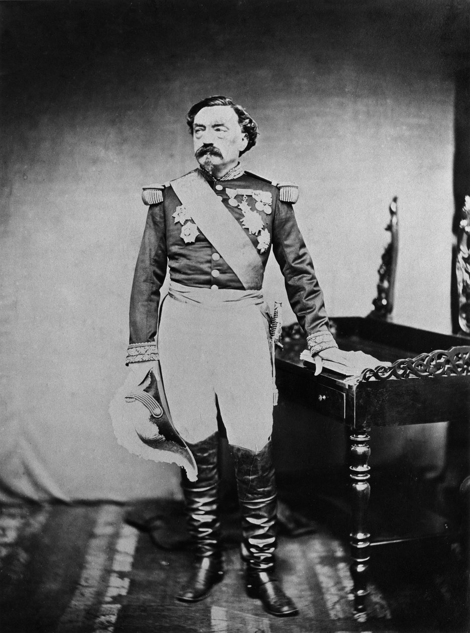 Muotokuva Elie Frederic Foreysta (1804-72), Ranskan marsalkka Ranskasta tekijältä Francois Aubert