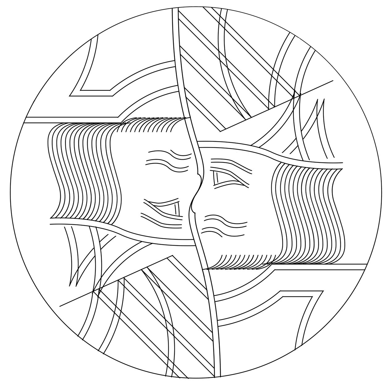 Kuningas, 2015, (digitaalinen maalaus) tekijältä Francois Domain