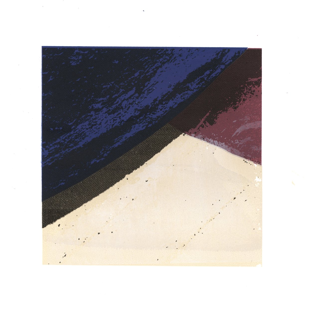 Terassi, 2105, (silkkipainatus paperille) tekijältä Francois Domain