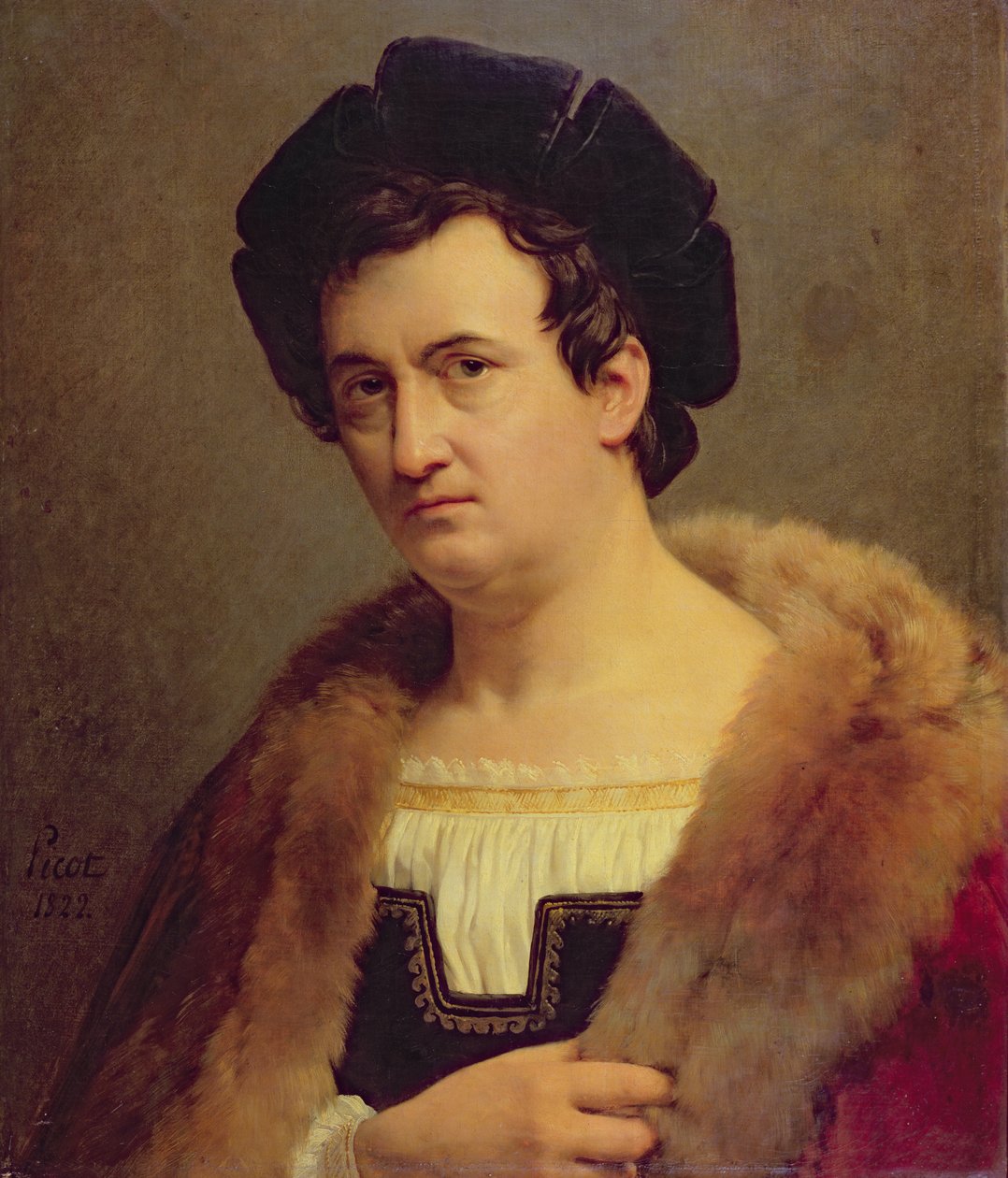 Francois Joseph Talman muotokuva, 1822 tekijältä Francois Edouard Picot