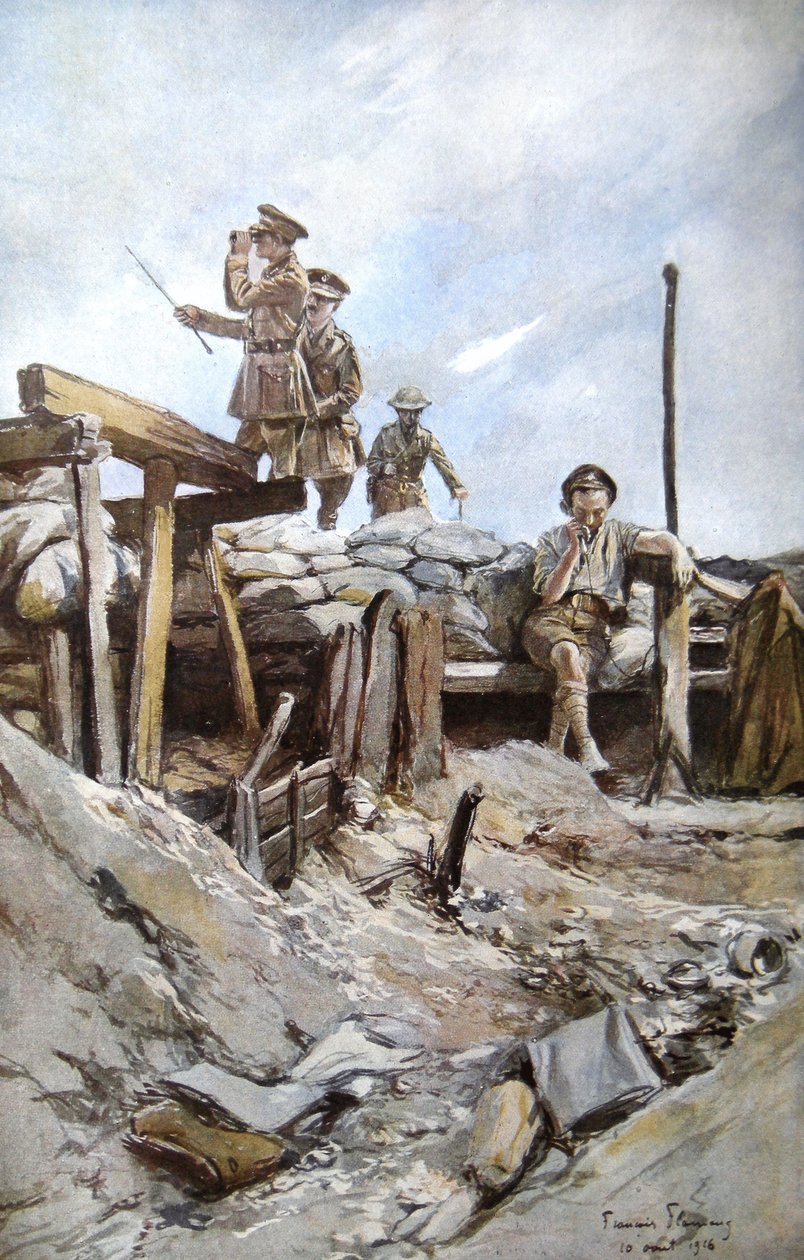 Brittiläiset upseerit, 1914 tekijältä Francois Flameng