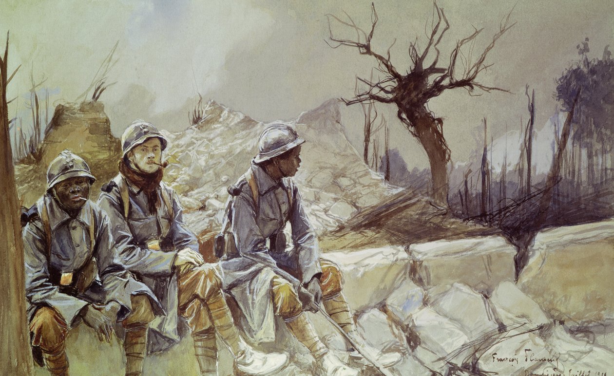 Dampierre, heinäkuu 1916 tekijältä Francois Flameng