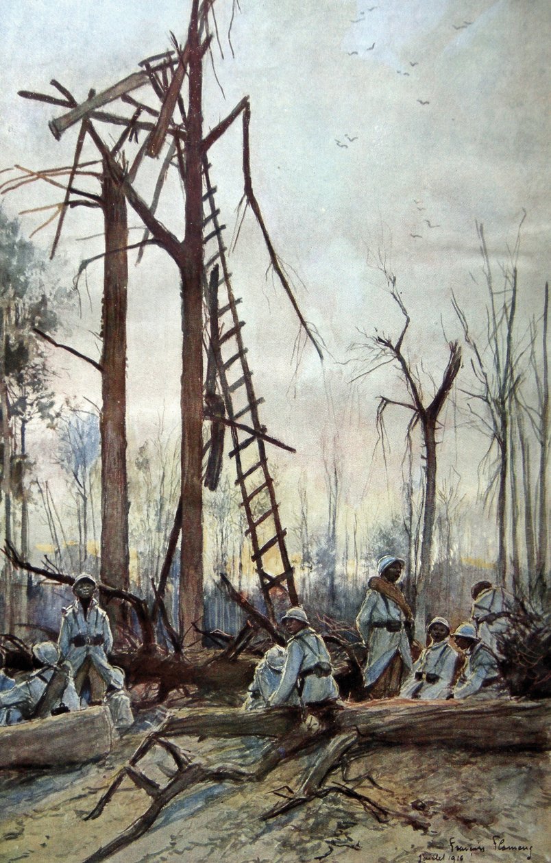 Sommen taistelu, 1916 tekijältä Francois Flameng