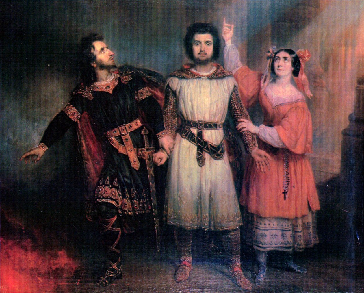 Trio act5 Robert le Diable, kirjoittanut Meyerbeer tekijältä Francois Gabriel Guillaume Lepaulle