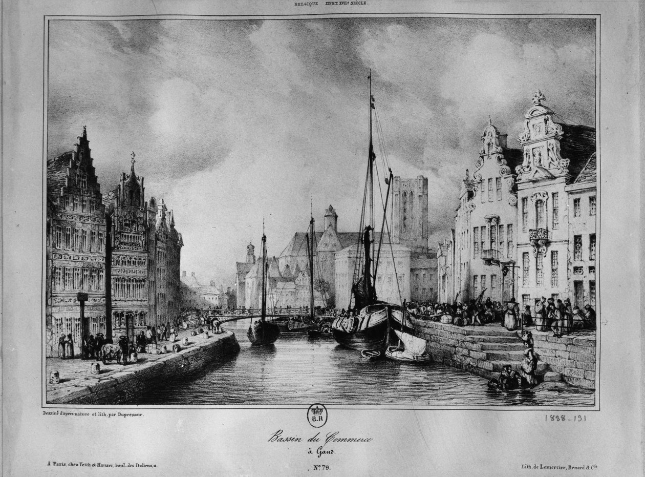 View ng Ghent finn tekijältä Francois Joseph Dupressoir