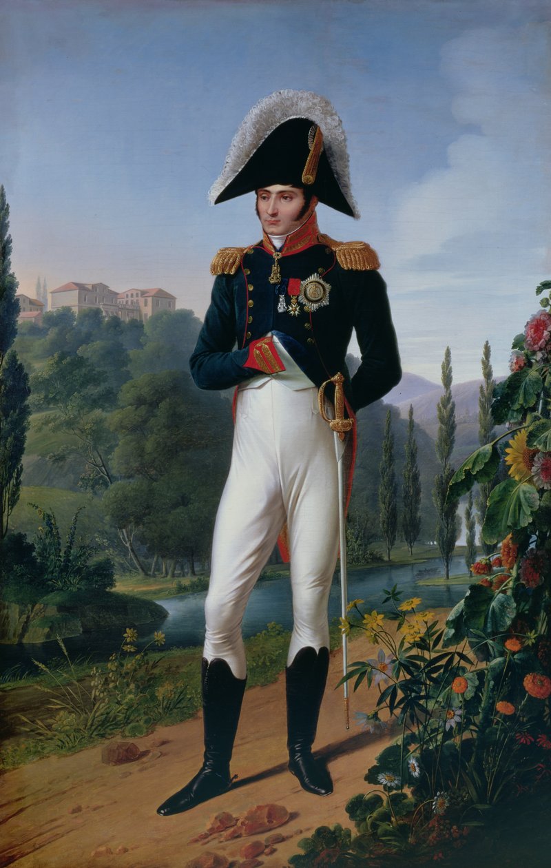Jerome Bonaparten (1784-1860) muotokuva tekijältä Francois Josephe Kinson