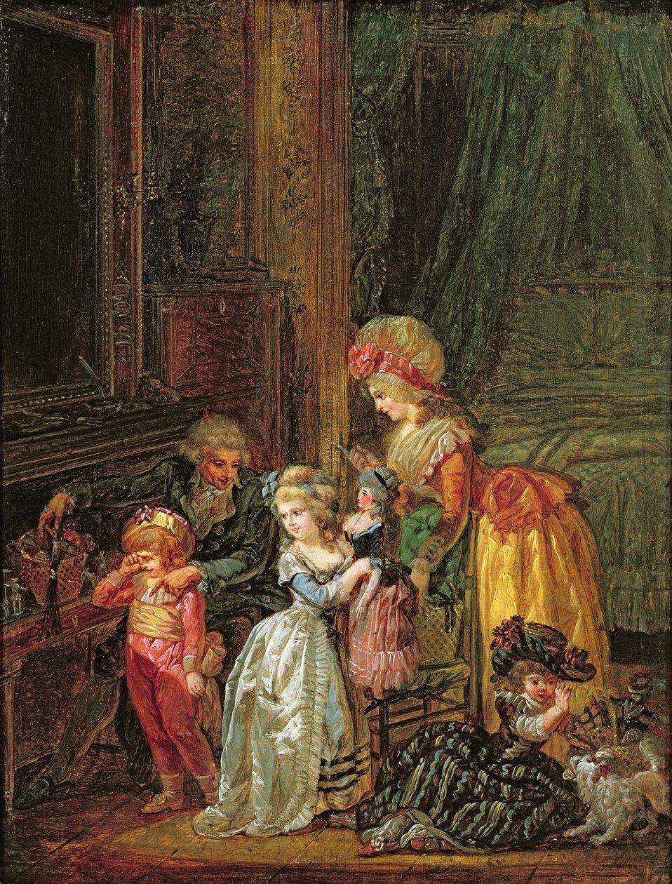 Pyhän Nikolauksen päivä tekijältä Francois Louis Joseph Watteau