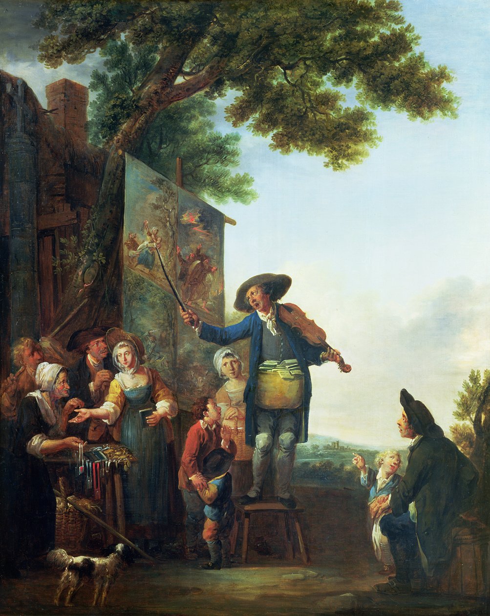 Viulisti tekijältä Francois Louis Joseph Watteau