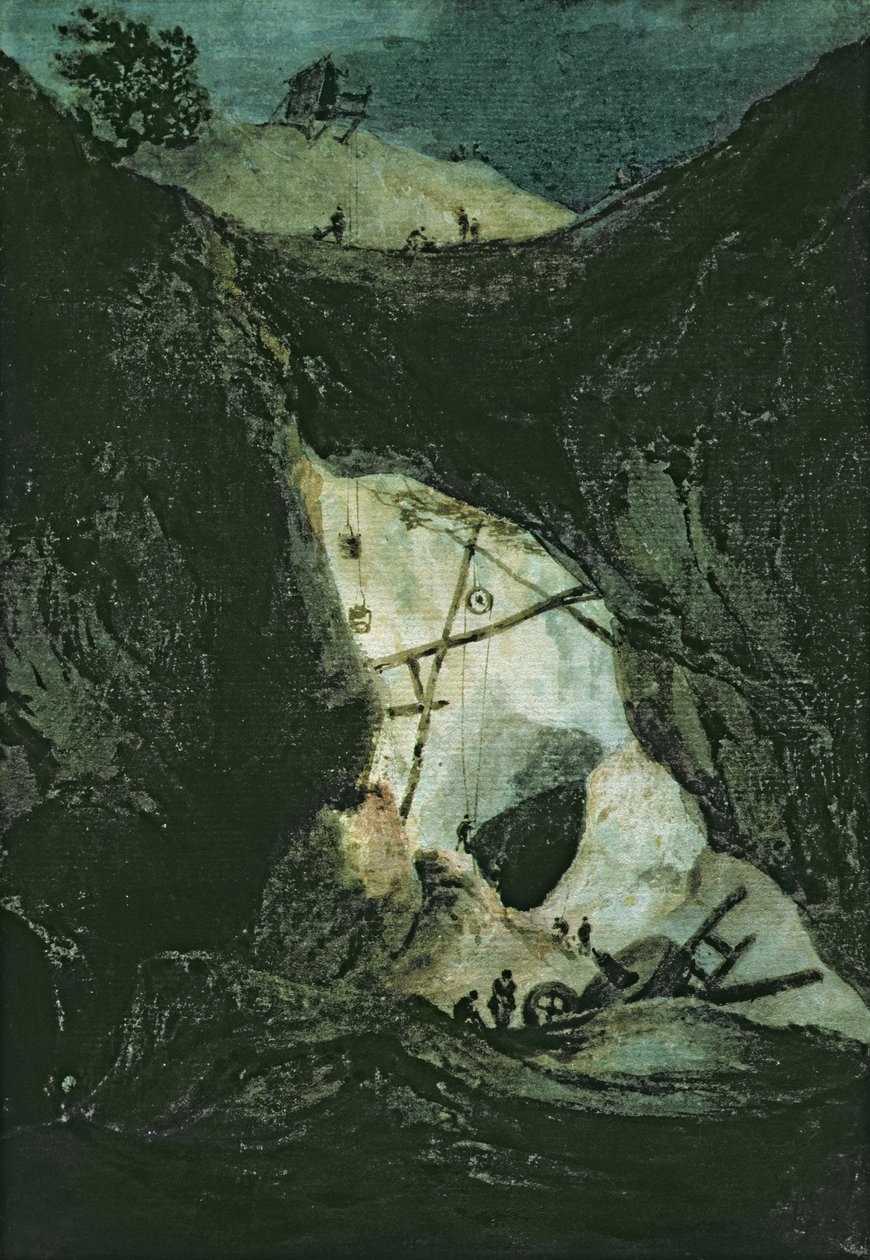 Parysin kaivos Angelseassa, noin 1805 tekijältä Francois Louis Thomas Francia
