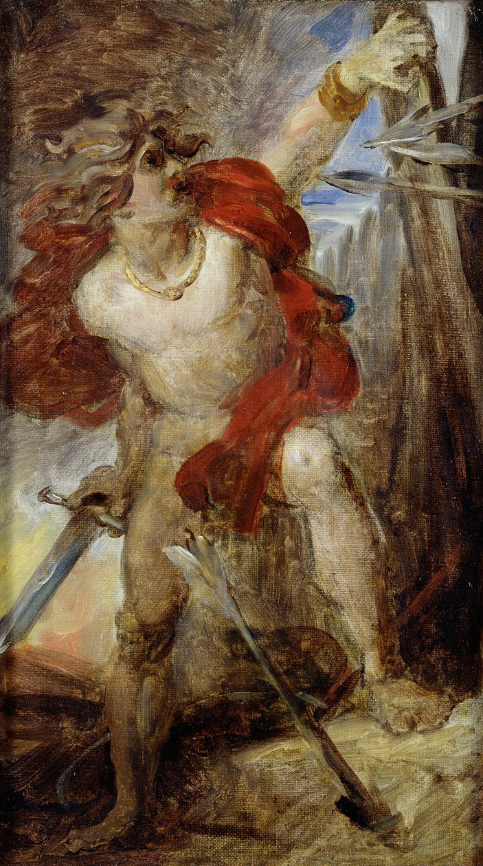 Study for Gallish Courage, n. 1830-32 tekijältä Baron François Pascal Simon Gérard