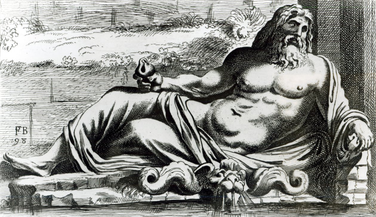 Neptunus, noin 1653 tekijältä Francois Perrier