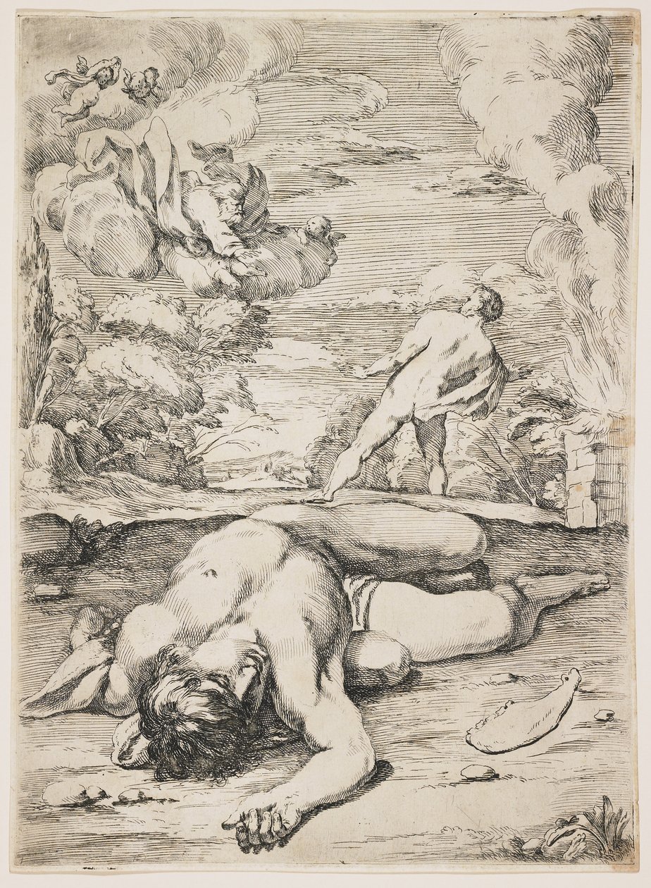 Abelin kuolema, 1630-luvun loppu - 1640-luvun alku tekijältä Francois Perrier