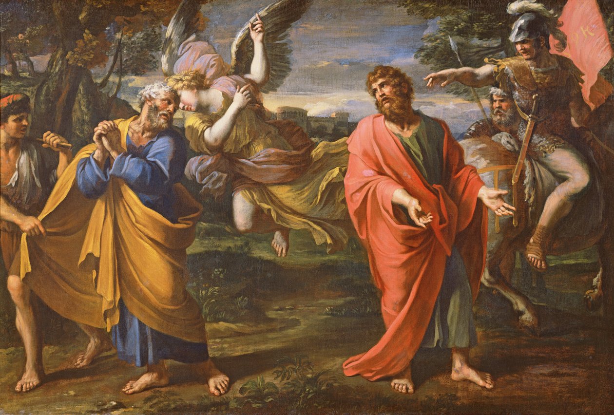 Pyhän Pietarin ja Paavalin ero, n. 1647-1650 tekijältä Francois Perrier