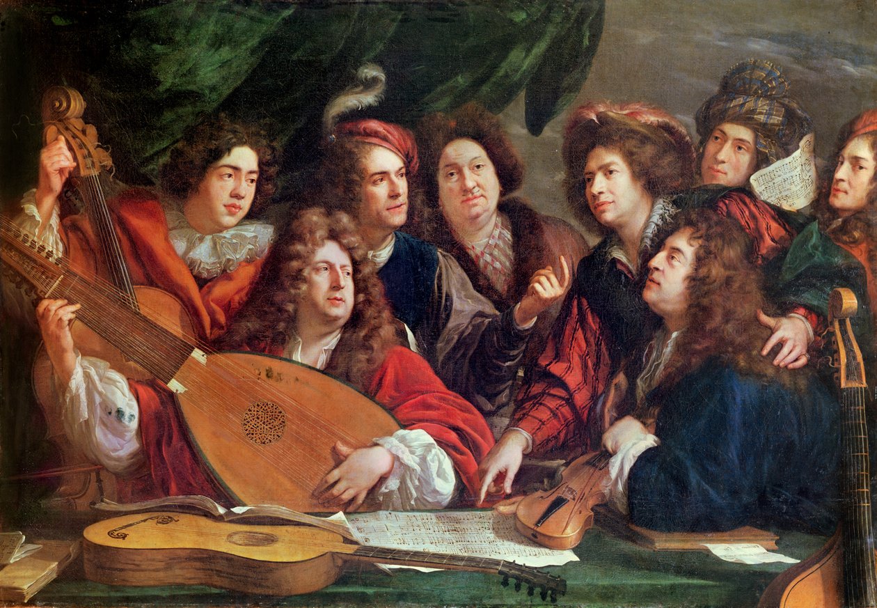 Musiikkiseura, 1688 tekijältä Francois Puget