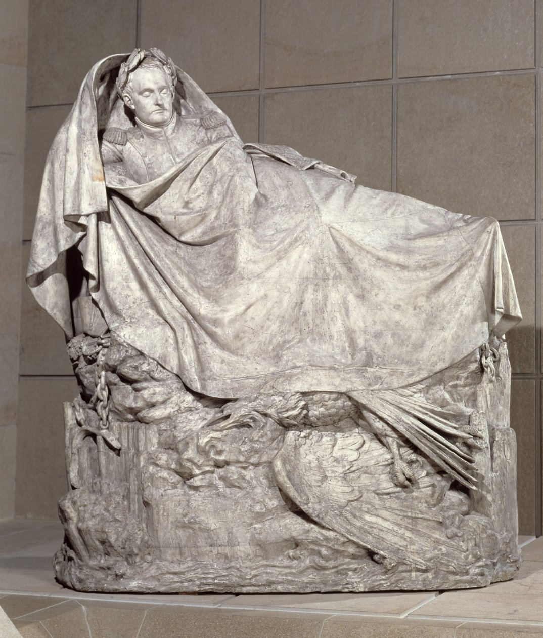 Napoleonin (1769-1821) Herääminen kuolemattomuuteen, 1846 (marmori) tekijältä Francois Rude