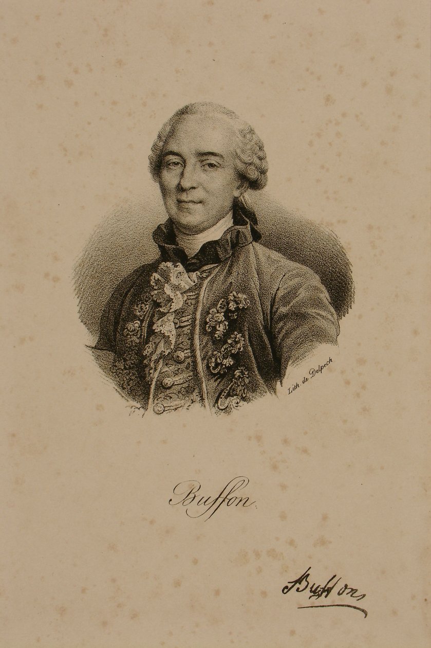 Georges-Louis Leclerc (1707-88) Buffonin kreivi tekijältä Francois Seraphin Delpech