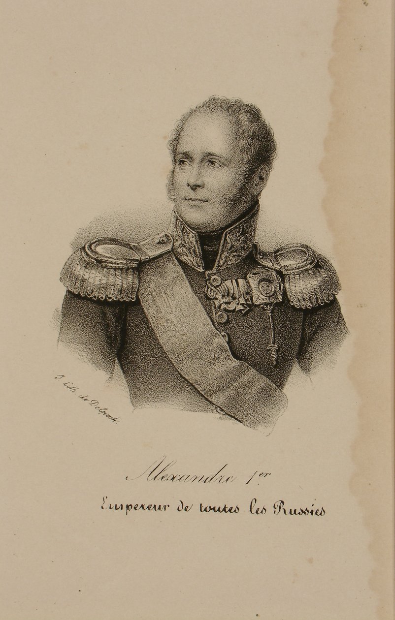 Aleksanteri I:n (1777-1825) muotokuva tekijältä Francois Seraphin Delpech