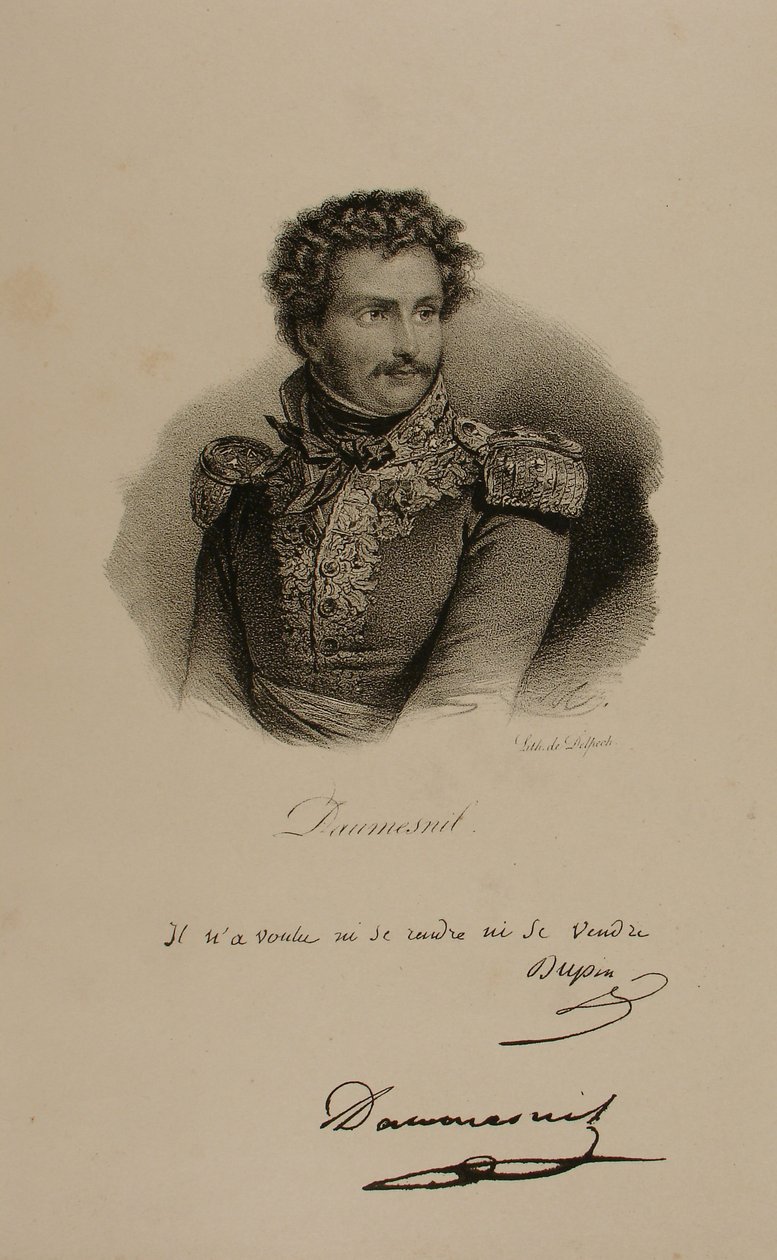 Paroni Pierre Yriex Daumesnilin (1777-1832) muotokuva tekijältä Francois Seraphin Delpech