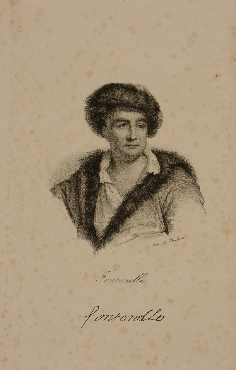 Bernard le Bovier de Fontenellen (1657-1757) muotokuva tekijältä Francois Seraphin Delpech