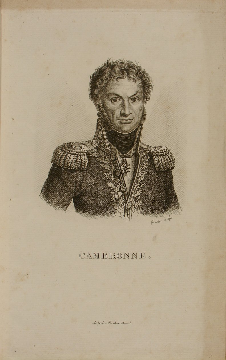 Kenraali Etienne Cambronnen (1770-1842) muotokuva tekijältä Francois Seraphin Delpech