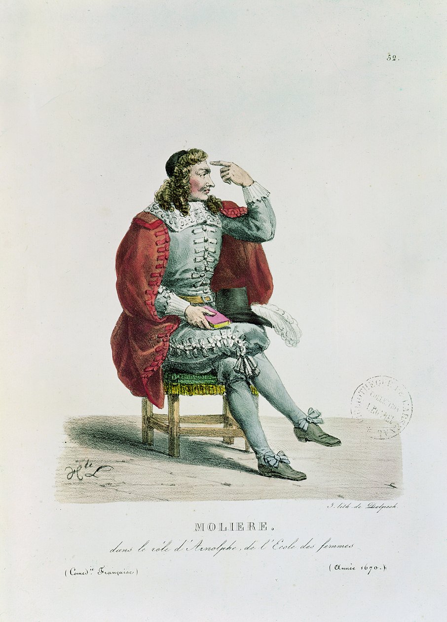 Muotokuva Molieresta (1622-73) Arnolfen roolissa L